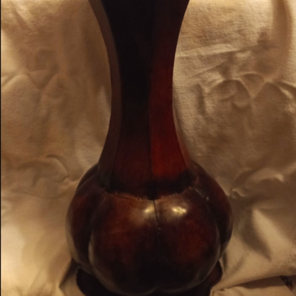 Metalwork vase